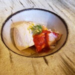 飯々珈々 - 玉葱ムース＆オマール