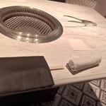 銀座焼肉 Salon de AgingBeef - テーブルセッティング