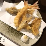 天吉 - 季節の天ぷら盛り合わせ♡