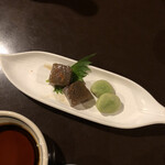 天吉 - 先付け2点盛り♡