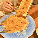 創作料理Ryota  - 市場で仕入れる特選生雲丹のトマトクリームスパゲティーニ