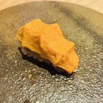 すし処 ひさ田 - 【写真⑭】蒸し蝦夷馬糞雲丹