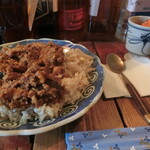 カレーとJAZZ、キーマ風カレーが美味い