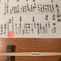 銀座ろくさん亭 - お品書き