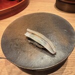 すし処 ひさ田 - 和歌山の鱚、海苔挟み 