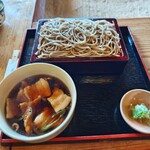 砥草庵 - つけ肉そば@1200円