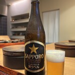 すし処 ひさ田 - 最初はビール