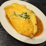 リムランド - 「ミートソースのふわふわたまご焼き」550円