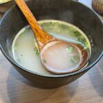 鳥焼肉ヒキワライ - 「ひとくちパイタンスープ」110円
