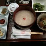 神戸岩茶荘 - 肉団子粥