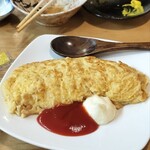 煮込 蔦八はなれ - 納豆オムレツ