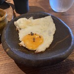 ツジケ - 純国産卵は流通の6%だそうな。生か目玉焼きか選べる。