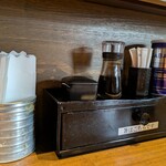中華そば 千里 - 卓上調味料♪