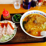 醤々ラーメン - 醬々ラーメンチャー丼セット小味噌