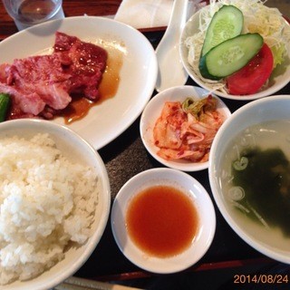 ふじもと焼肉 - 料理写真:焼肉定食1,300円