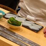 鮨 しゅん輔 - ここから握りのスタートです