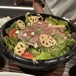 神蔵 - 生ハムサラダ