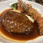 カジュアルダイニング Bon - ハンバーグ　＆　エビフライ　定食②