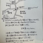 古民家カフェ haru. - 駐車場は第一が古民家下コンクリートの半地下駐車場