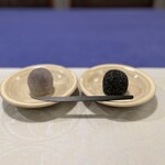 空也 - 葛饅頭と胡麻求肥