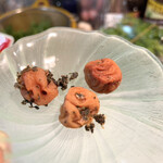 菜食健美 里味 - 小ぶりだからめちゃ食べやすい〜というか美味しくって残った種を口の中にずっと入れっぱにしちゃってた〜笑　byまみこまみこ