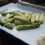 黄金屋 - アスパラの炒めもの