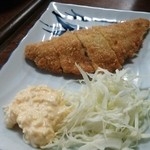 黄金屋 - あじフライ　扇形の開いたタイプではない