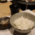 すき焼き十二天 - 銀しゃり 赤だし 香の物