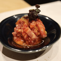 すき焼き十二天 - 特選部位の和牛の刺身