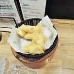 ミアスタンド - 筍ホタルイカフリット？