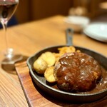 ビフテキ家あづま - ハンバーグ デミ