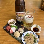 戸井酒店 - 瓶ビールとおまかせ