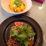 インドラ - サラダライス&ラム肉のスパイス炒め