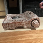 鈴田式 - 信楽焼の特注コンロカバー　アモルフォ