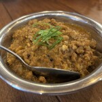 麺楽 軽波氏 - 本日のミニカレー飯