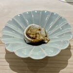 鮨 なんば - 子持ち槍烏賊　3杯分の卵を詰めてパンパン　柔らかくとろけます