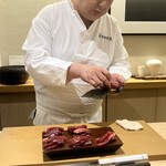 鮨 なんば - 赤身　手巻き