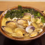 日日うどん - ●あさりとわかめ　1,200円