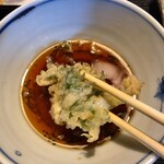 凡味 そばきり - ほたての大葉揚げ