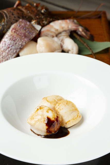 帆立の鉄板焼き～バター醬油の香り～/Teppanyaki scallops