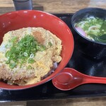 麺処 幸 - 料理写真:カツ丼セット