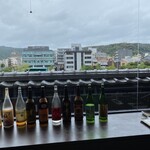 ステーキ・鉄板焼 みくら - 景色が見えるカウンター席。