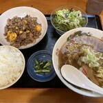 須砂渡食堂 - 須砂度セット ご飯大盛り
