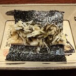 麟 - 鰻の白焼き磯辺巻き