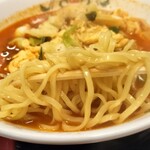 餃子の王将 - 中太平麺