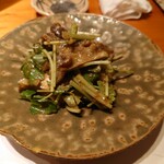 旬肴居酒屋　味人 - 蒸し鮑の肝ソース