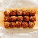 たこ焼き三丁目 - 名古屋風たこ焼き15個入り。昔懐かしい経木が良い香りです