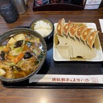 五味八珍 - 五目らーめんと餃子のセット　¥1,034