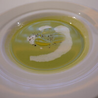 リストランテ・マッサ - グリーンピースの冷製スープ