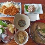 波留菜亭 - アジ尽くしA御膳と漁師汁